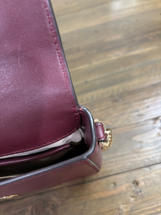Michael Kors Mott Leather and Suede Saddle Bag - Picture 12 of 13